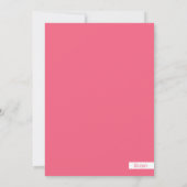 Weihnachtsbasen mit Bäumen in Schneekarte Einladung (Rückseite)