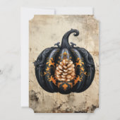 Weihnachtsbash im Gotischen Haus Halloween Einladung (Rückseite)