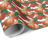 Weihnachtsbasketball | DIY Name Geschenkpapier (Rolleneckpunkt)