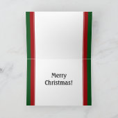 Weihnachtsbasketball Feiertagskarte (Innenseite)