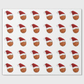 Weihnachtsbasketball Geschenkpapier (Flach)