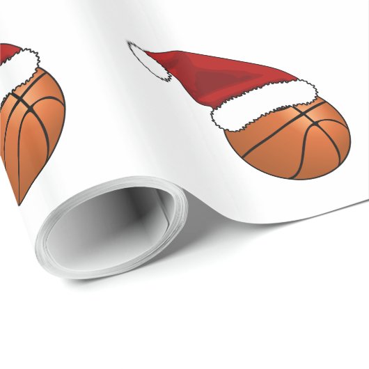 Weihnachtsbasketball Geschenkpapier (Rolleneckpunkt)