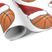 Weihnachtsbasketball  geschenkpapier (Rolleneckpunkt)