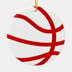 Weihnachtsbasketball Keramikornament