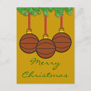 Weihnachtsbasketball Postkarte