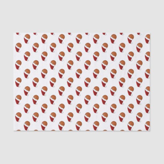 Weihnachtsbasketball Seidenpapier (Vorderseite)