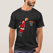 Weihnachtsbasketball Weihnachten Weihnachten Weihn T-Shirt (Vorderseite)