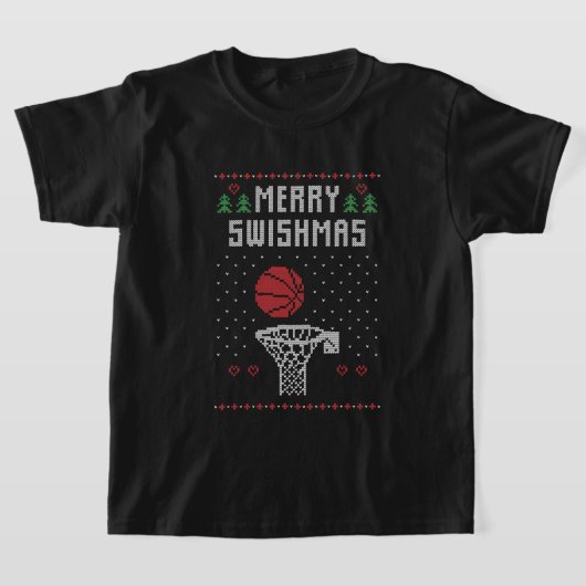 Weihnachtsbasketballsport T-Shirt (Ablage )