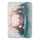 Weihnachtsbath Mat Badematte (Vorderseite Vertikal)