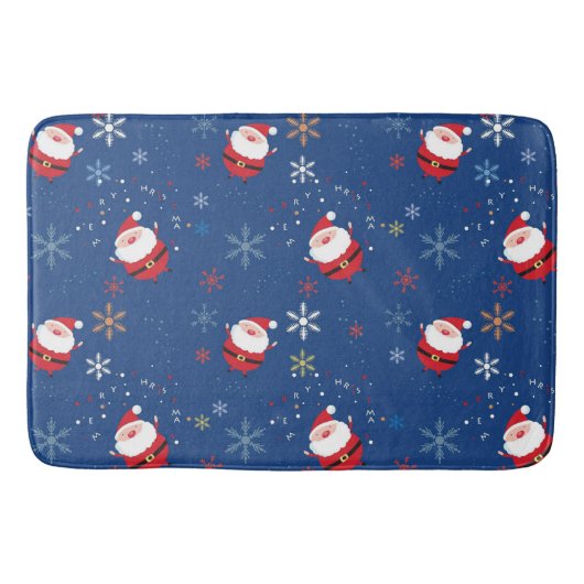 Weihnachtsbath Mat/Santa Badematte (Vorderseite)