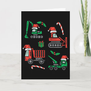 Weihnachtsbau Fahrzeuge LKW Xmas Kinder Bo Karte