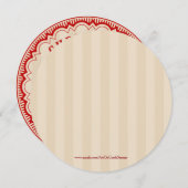 Weihnachtsbauart - Party Einladung (Vorne/Hinten)