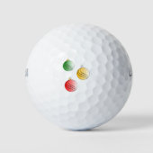 Weihnachtsbaubals Golfball (Vorderseite)