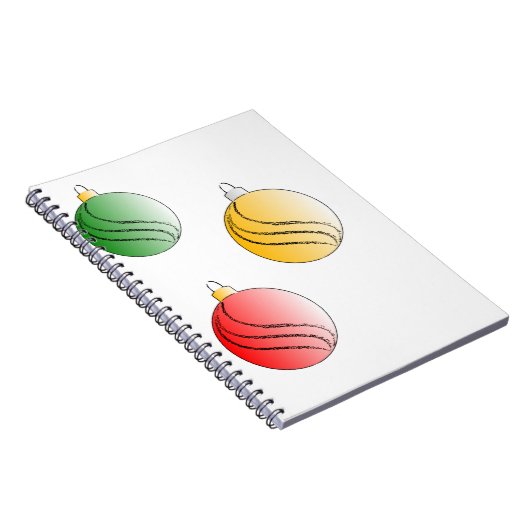 Weihnachtsbaubals Notizblock (Rechte Seite)