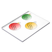 Weihnachtsbaubals Notizblock (Linke Seite)