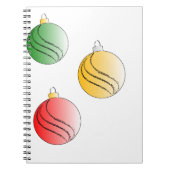 Weihnachtsbaubals Notizblock (Vorderseite)