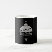 Weihnachtsbauble Frohe Weihnachten Kaffeetasse (Mittel)