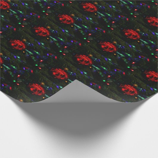 Weihnachtsbauble Geschenkpapier (Ecke)