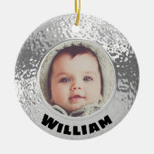Weihnachtsbauble Keramik Ornament (Vorne)