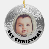 Weihnachtsbauble Keramik Ornament (Hinten)