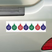 Weihnachtsbaubles Autoaufkleber (Auf Auto)