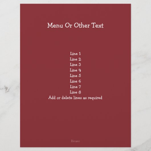 Weihnachtsbaubles Flyer (Hinten)