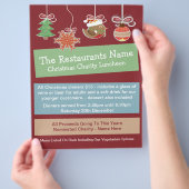 Weihnachtsbaubles Flyer (Hand)