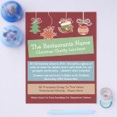 Weihnachtsbaubles Flyer (Einzeln)