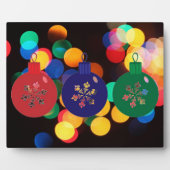 Weihnachtsbaubles Fotoplatte (Vorderseite)