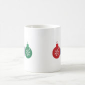 Weihnachtsbaubles Kaffeetasse (Mittel)