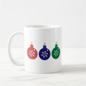 Weihnachtsbaubles Kaffeetasse (Links)