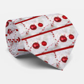 Weihnachtsbaubles Krawatte (Gerollt)