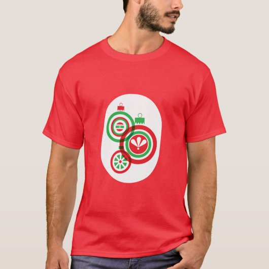Weihnachtsbaubles T-Shirt (Vorderseite)