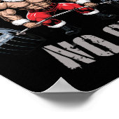 Weihnachtsbauer - Bodybuilding Santa Weightl Poster (Ecke)