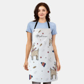 Weihnachtsbauer Hats Muster Personalisiert Schürze (Getragen)