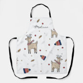 Weihnachtsbauer Hats Muster Personalisiert Schürze (Vorderseite)