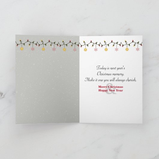 Weihnachtsbauer mit Snowman Karte (Innenseite)