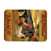 Weihnachtsbauernhof Hen Barn Coop Magnet (Horizontal)
