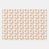 Weihnachtsbauernhof rustikale Rentierbüffel karier Geschenkpapier Set (Vorderseite 2)