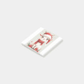 Weihnachtsbauernhof Tier Süße Ziege Post-it Klebezettel (angewinkelt)