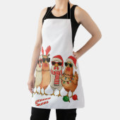 Weihnachtsbauernhof Weihnachten Weihnachtsmannmütz Schürze (InSitu)