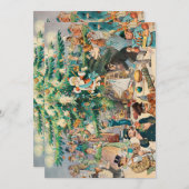 Weihnachtsbaum (1902) dankeskarte (Vorne/Hinten)