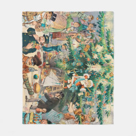 Weihnachtsbaum (1902) Fleece Blanket 50''x60'