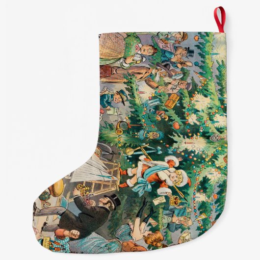 Weihnachtsbaum (1902) großer weihnachtsstrumpf (Rückseite)