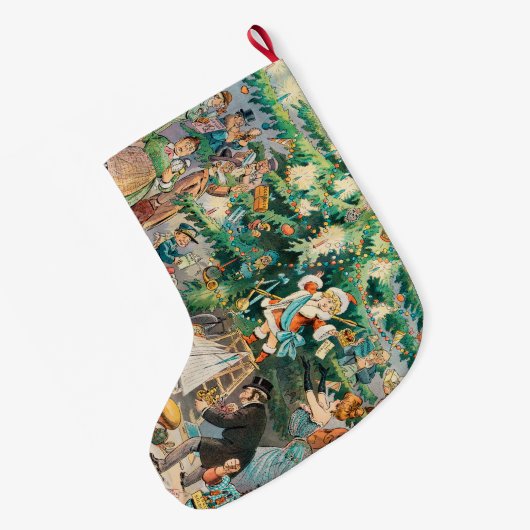 Weihnachtsbaum (1902) großer weihnachtsstrumpf (Rückseite (Hängend))