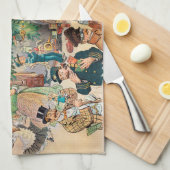 Weihnachtsbaum (1902) Küchentücher (Viertel Falte)