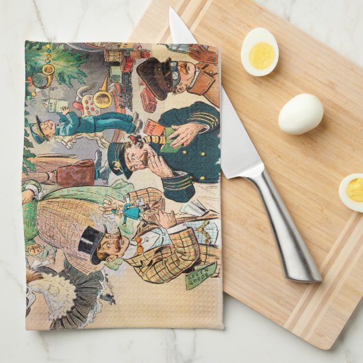 Weihnachtsbaum (1902) Küchentücher (Viertel Falte)