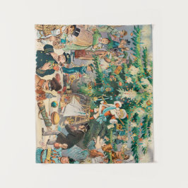 Weihnachtsbaum (1902) wandteppich