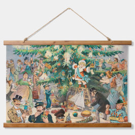 Weihnachtsbaum (1902) wandteppich mit holzrahmen