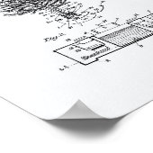 Weihnachtsbaum 1925 Weißbuch zum Thema Patentkunst Poster (Ecke)